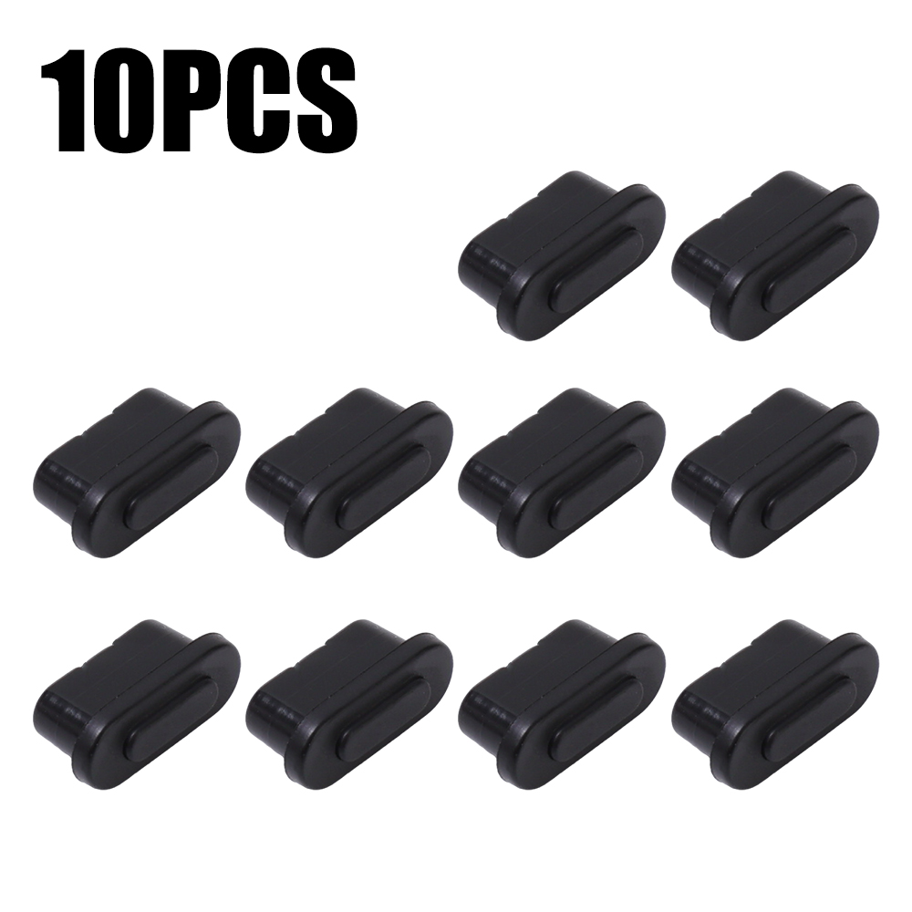 10pcs USB Type-C charge port dust plug Silicone USB Type C cable Interface protector for Samsung Huawei Xiaomi Phone Dustplug