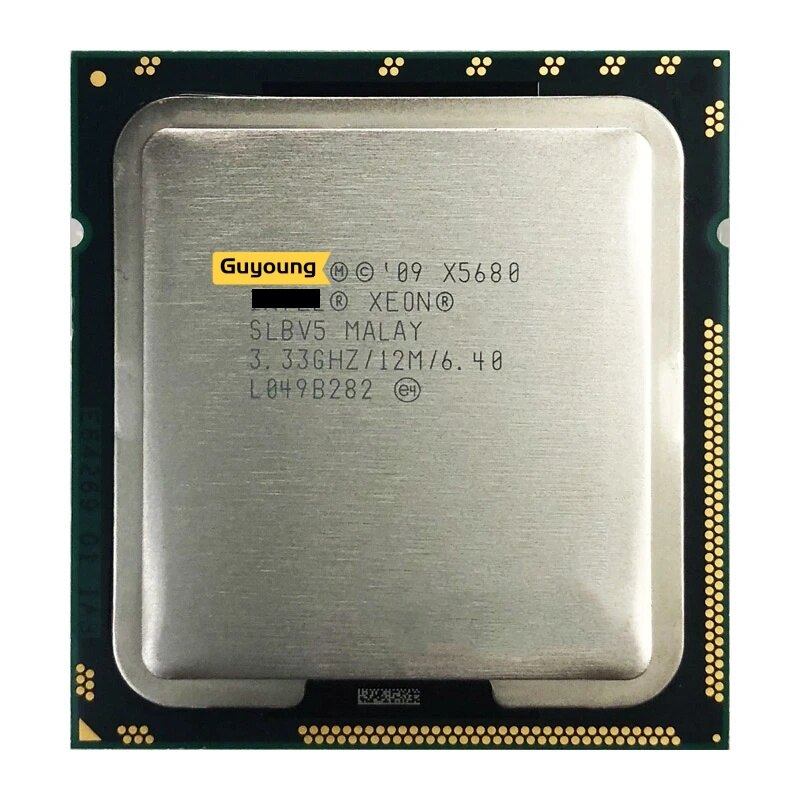 Xeon x5680 3.3 ghz used six-core twelve-thread cpu processor 12m 130w lga 1366