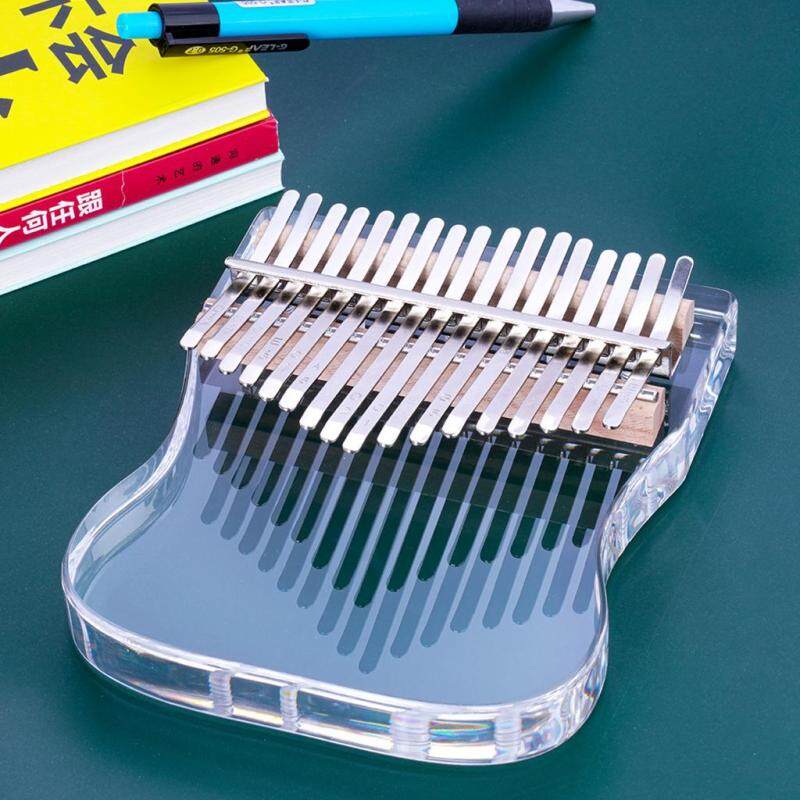 【New Ready Stock Cheap】Baoblaze Kalimba 17 Key Thumb Piano Clear Musical Instrument w/ Bag Tuner Hammer Calimba Best Gift for Friend Kid Malaysia