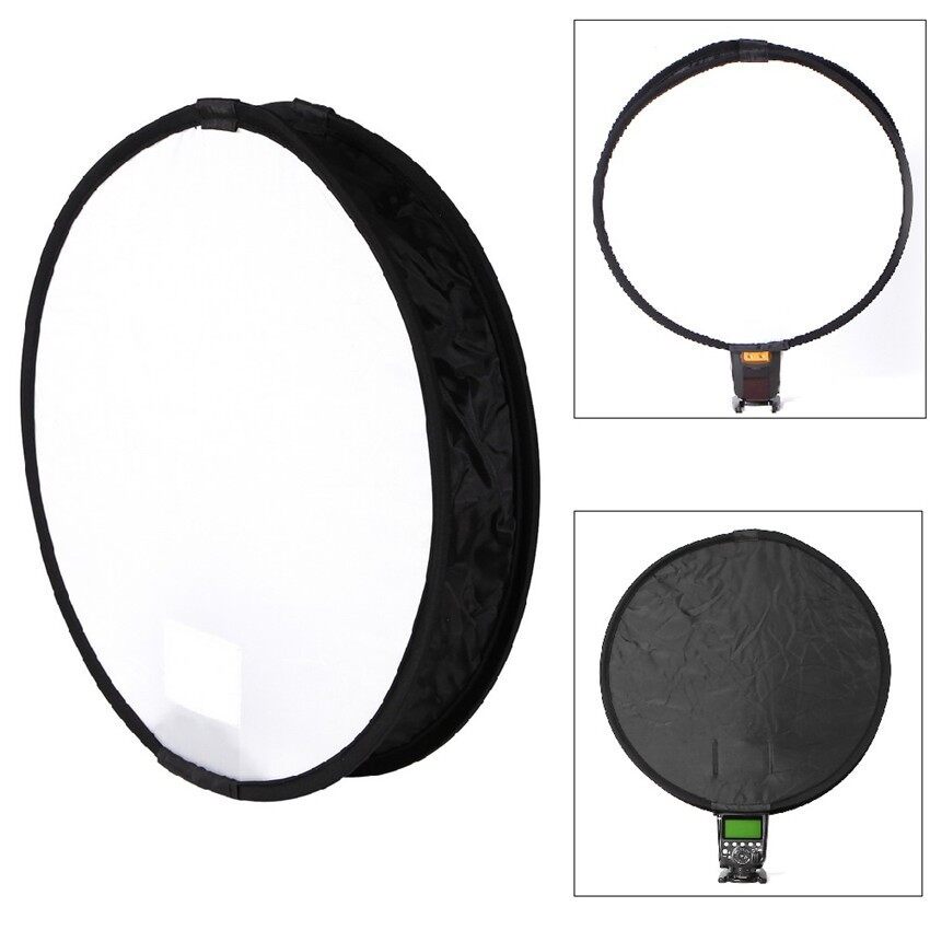 Universal Portable Flash Speedlite Diffuser Softbox For Nikon Canon Camera (40cm)