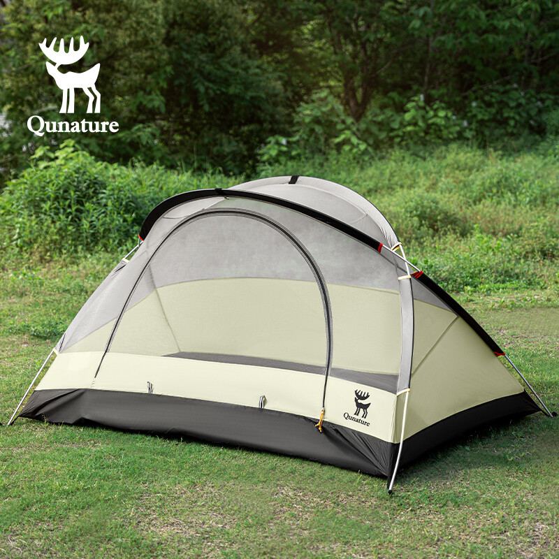 Qunature X-Shaped Outdoor Tent Waterproof Double-layer Aluminum