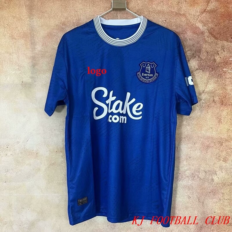 Everton Trang chủ Jersey 24-25 Thái Lan áo nịt bóng đá sơ mi thể thao cho nam giới AAA