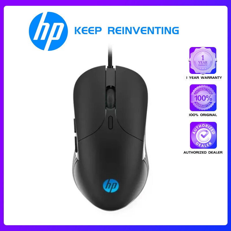 HP M280 มืออาชีพสายออปติคอลเมาส์สำหรับเล่นเกมออกแบบตามหลักสรีรศาสตร์ ...