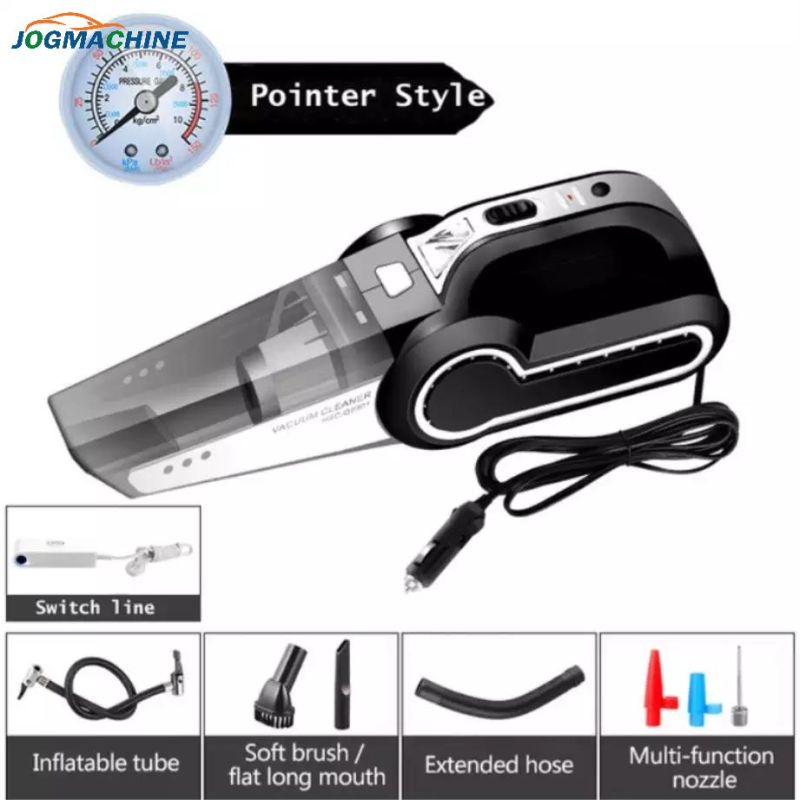 Máy Hút Bụi Xe Hơi JOGMACHINE 4000Pa Máy Hút Bụi Xe Hơi Mạnh Mẽ 120W Máy Bơm Không Khí Khô/Ướt Máy Hút Bụi Đa Chức Năng Bốn Trong Một