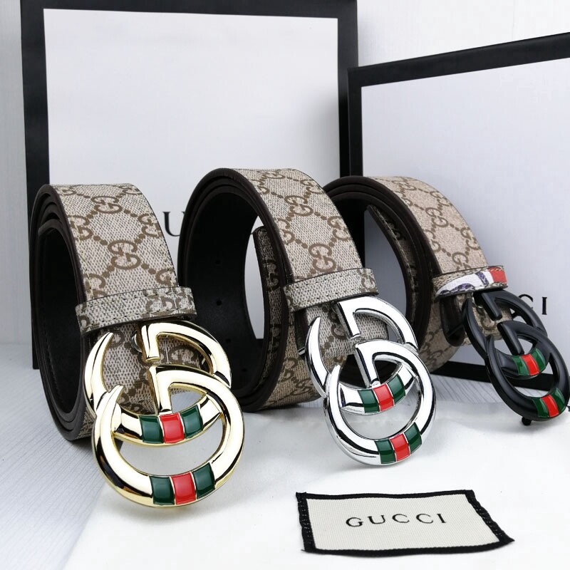 gucci belt with gucci print