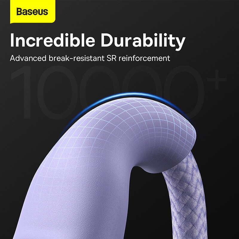 Baseus Cáp USB Type C 3 Trong 1 Cáp Dữ Liệu Sạc Nhanh 100W Cho iPhone 14 Pro Bộ Sạc Điện Thoại Cho Xiaomi Samsung Cáp Micro USB
