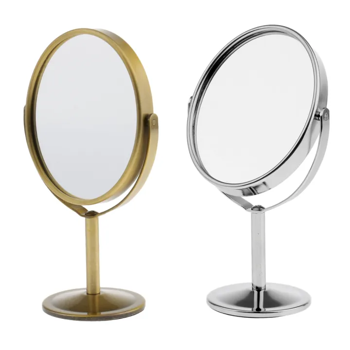 Kesoto 2x 3 Oval Standing Magnifying, Magnifying Vanity Mirror