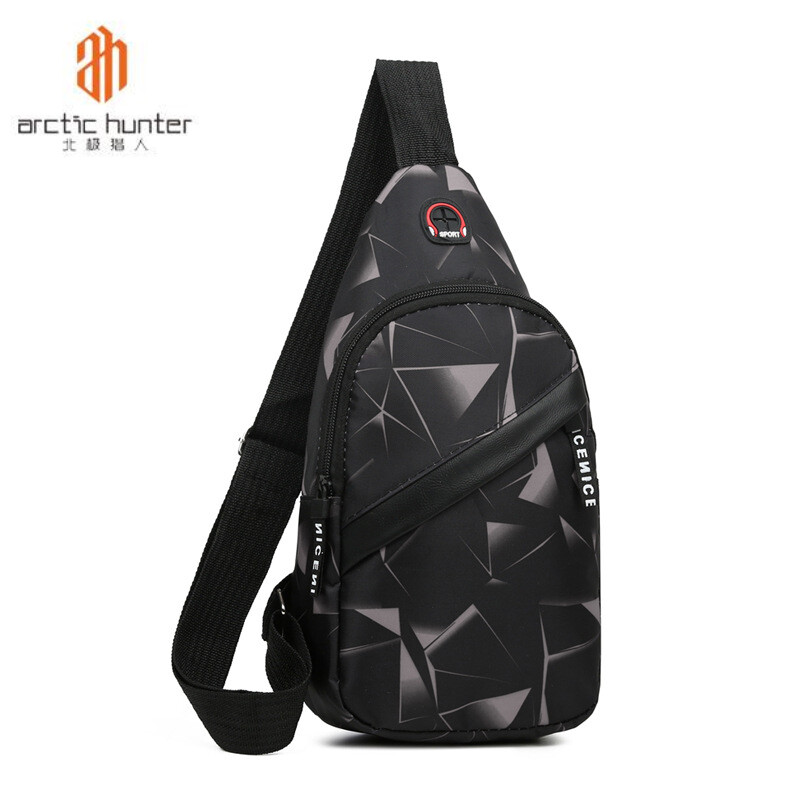 ARCTIC HUNTER túi nam túi xách nam túi đeo Túi Đưa Thư Một Vai Hợp Thời Trang Cho Nam Ba Lô Nhỏ Vải Bố Thường Ngày