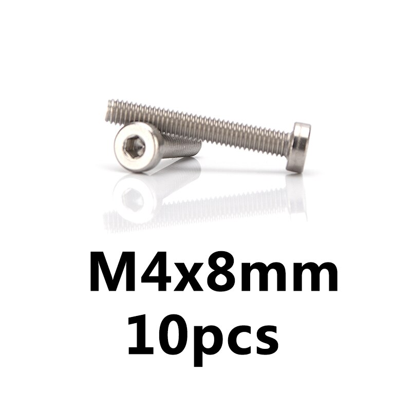 M3 m4 m5 m6 m8 m10 stainless steel 304 hex hexagon socket thin head bolt screws bolts solid fasteners length 4mm-60mm millimeters