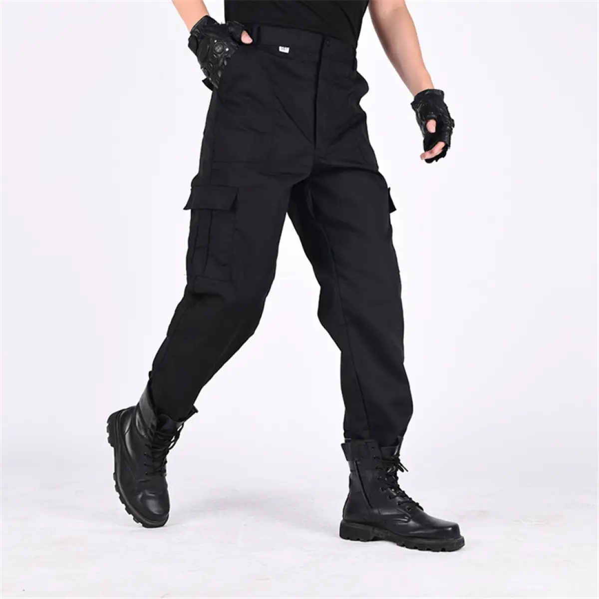 tactical black cargo pants