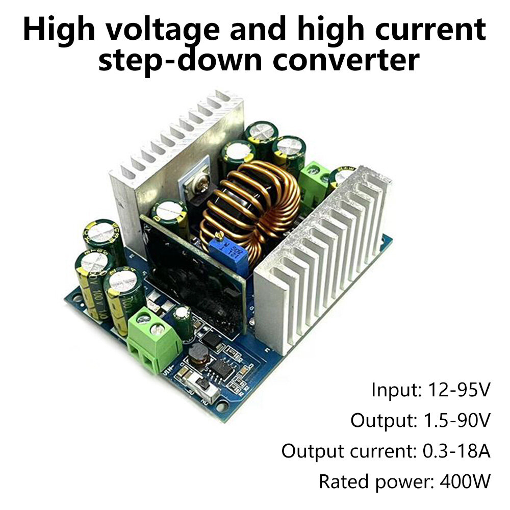 diymore 400W/500W/600W DC giảm tốc độ bước V Công suất cao có thể điều chỉnh mô-đun cung cấp điện áp không đổi Bộ sạc DC điện áp không đổi