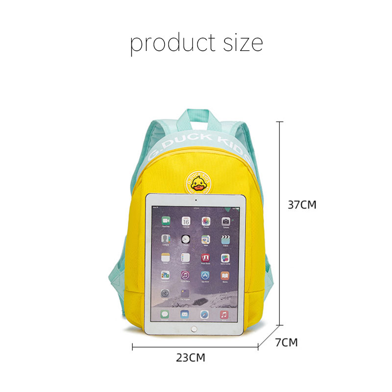 AMILA Little Yellow Duck Backpack Kindergarten Bag Primary School Student Backpack Children's School Bag