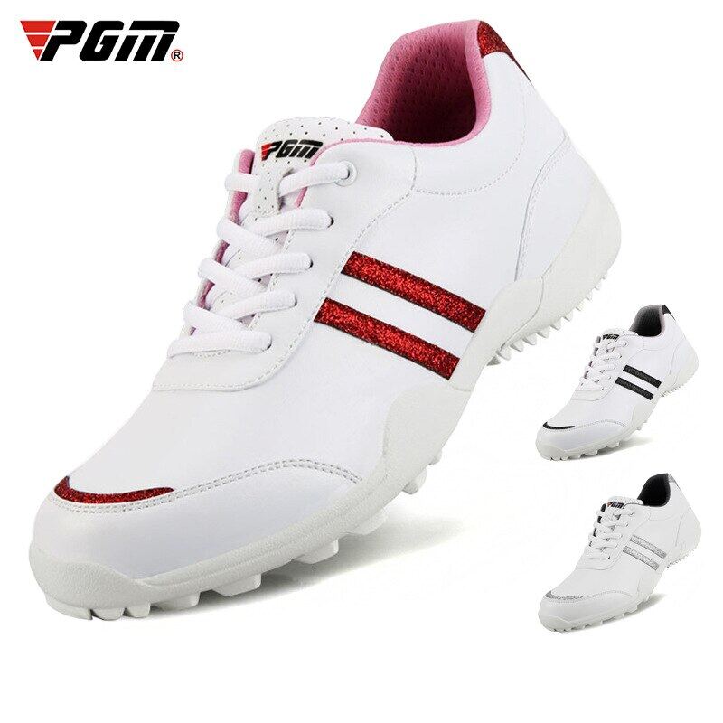 PGM Women Golf Shoes Anti-slip Breathable Golf Sneakers Ladies Super Fiber