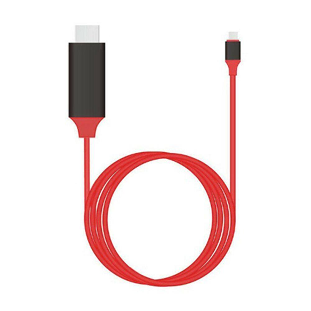 Aarica pc tablet 2m hd computer accessories video cable usb hubs type c to hd cable hdmi converter extend adapter usb c 3.1 to hdmi cables usb c to hdmi cable type c to hdmi adapter conversion line