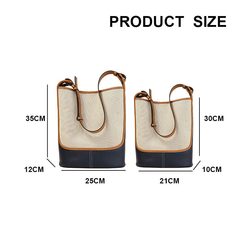 David & Bella Women 'S Shoulder Bag Canvas Bag LargeCapacity Contrast