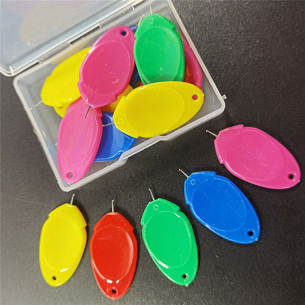 [Chinatera] 10/20pcs Colorful Guide Needle Threader DIY Handmade Sewing Accessories Sewing Auto Needle Threader