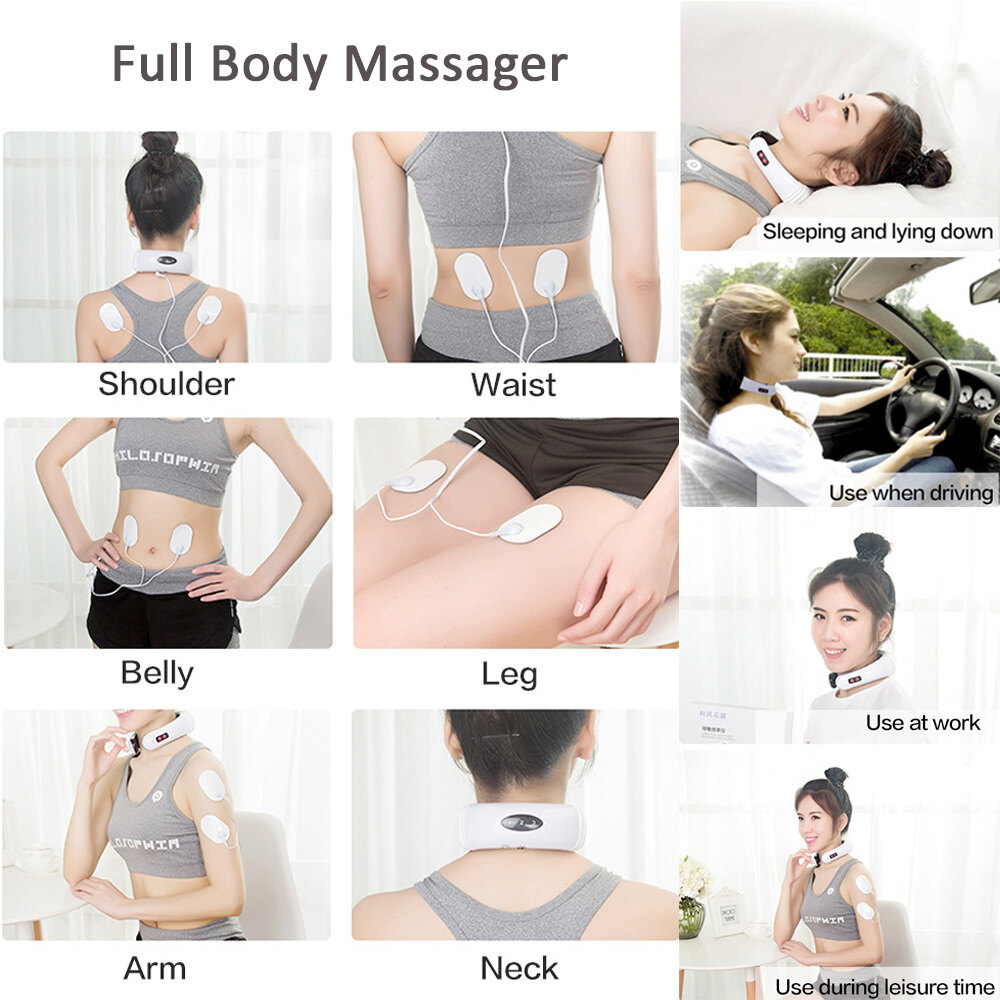 Cammuo EMS Electrode Massager Replacement Pad for Acupuncture Therapy Body Massager