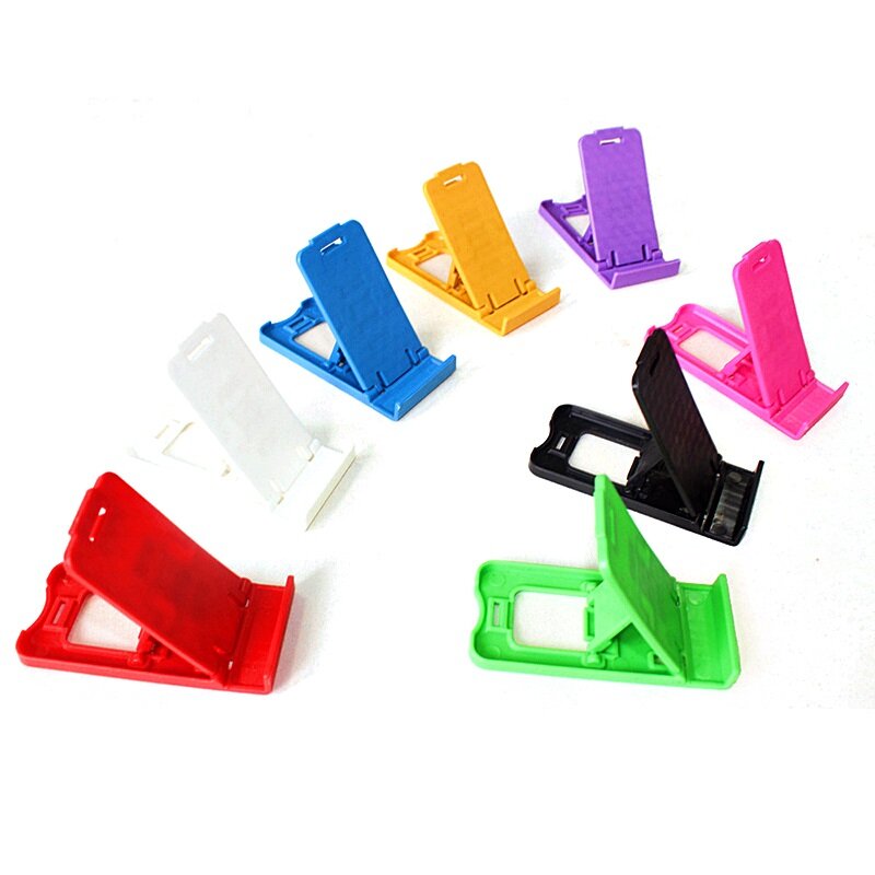 Phone Holder Desktop Stand Grip Live Stream Dock For IPhone Samsung Xiaomi Huawei Ajustable Foldable Phone Table Holder Dock Accessories