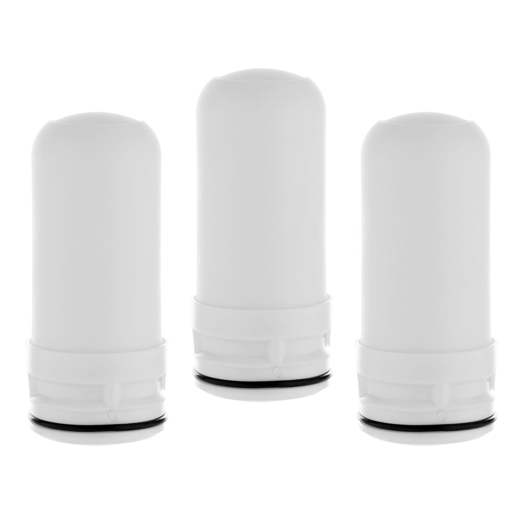 CCCOOL 3pcs Tap Water Purifier Cartridge Ceramic Kitchen Water Filter Cartridge