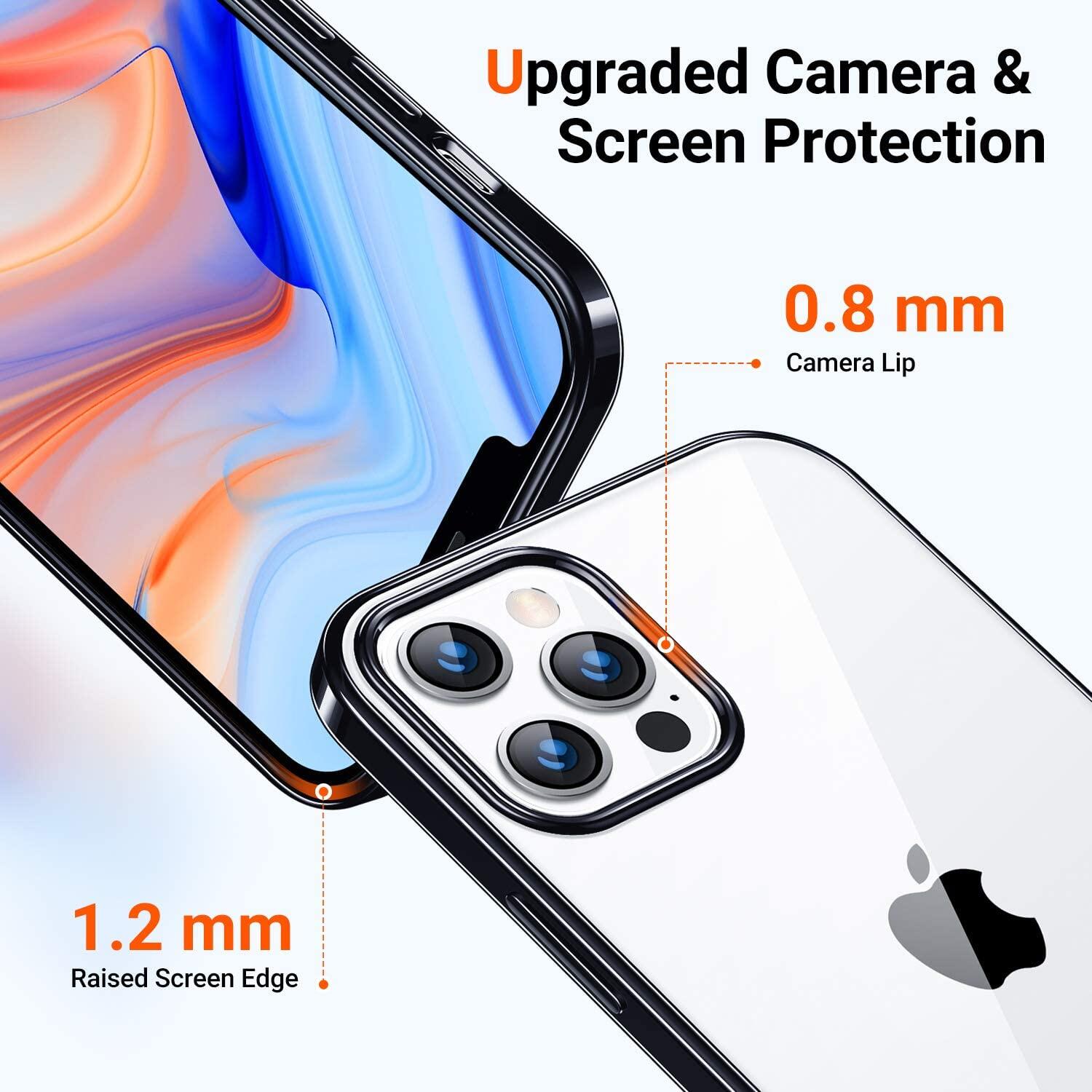 IPhone 17 Pro Max trường hợp, [rõ ràng chống vàng] siêu mỏng chống sốc mỏng Silicone TPU linh hoạt Ốp điện thoại cho Iphone 17/không khí/16 Pro Max/15 plus/14 Pro Max/13/Iphone 12/iPhone 11 Pro Max