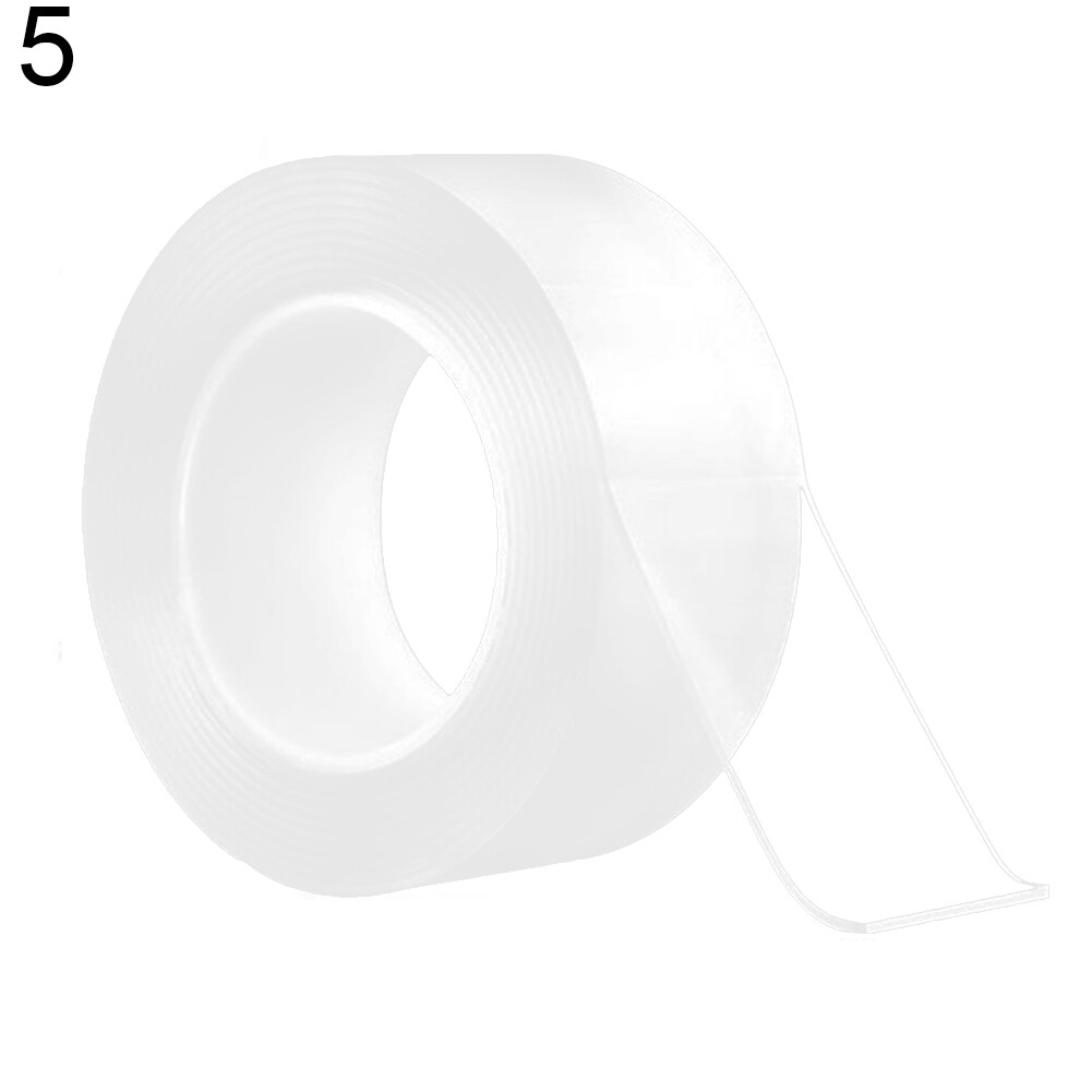 Farfi 2mm Multiuse Transparent Thick Washable Double-sided Adhesive Tape