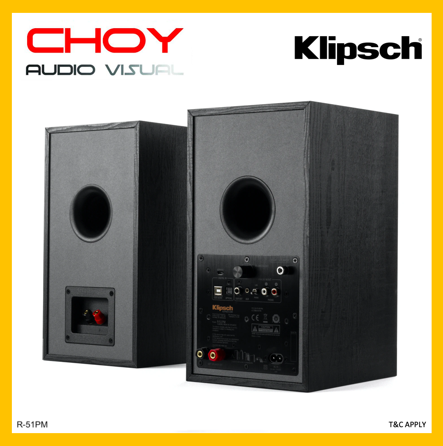 R 51pm Klipsch Active Klipsch R-51PM Power Monitor Speaker With