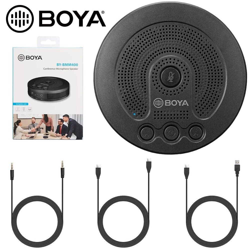 BOYA BYBMM400 Conference Microphone Speaker Mic for Zoom / WIndows PC