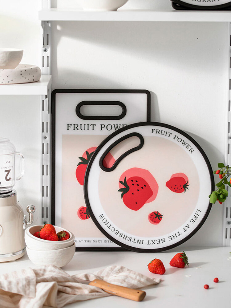 Creative PP cutting board fruit cutting board children's complementary food board vegetable bread board