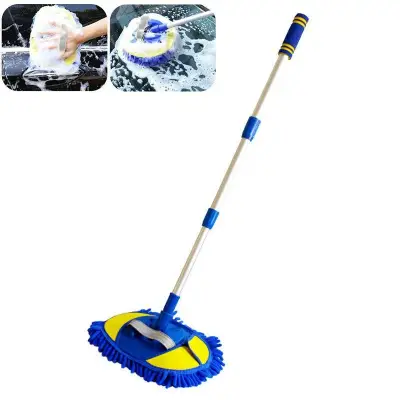 Chenille Microfiber Car Brush Wash Mop Mitt Extendable Handle Vehicle Washing Household Cleaning Tools