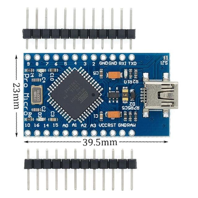 全店販売中 Arduino IDE Pro Micro Leonardo 互換ボード Atmega 32U4 5V 16MHz マイクロUSB  インターフェイスボード ピンヘッダ付 arizonavmlc.org