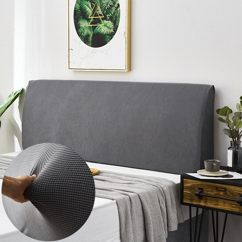 Modern Bed Head Cover High Elastic Bed Headboard Cover Universal All-inclusive Bed Backrest Dustproof Spandex Cover