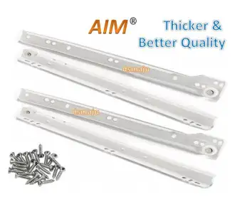 Furniture Drawer Slide Roller Runner Rail Laci 1 Set For 1 Drawer