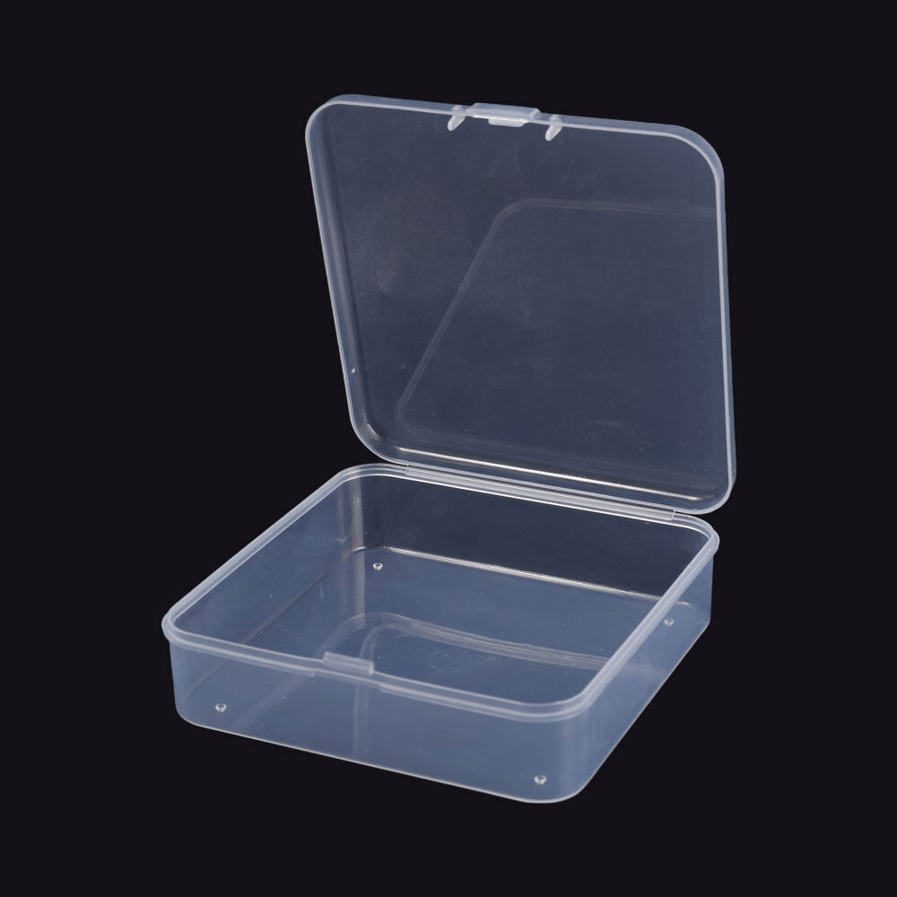 Plastic Box Rectangular Box Translucent Box Packing Box Storage Box Dustproof Durable Jewelry Storage Case Container