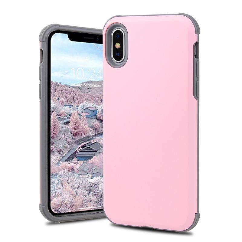 Dành Cho iPhone X XR XS Max Vỏ Hỗn Hợp Hai Lớp Ốp Cản Sốc Mềm TPU Chống Sốc & Cứng PC Ốp Lưng Cho Apple iPhone 6 6S 7 8 Plus