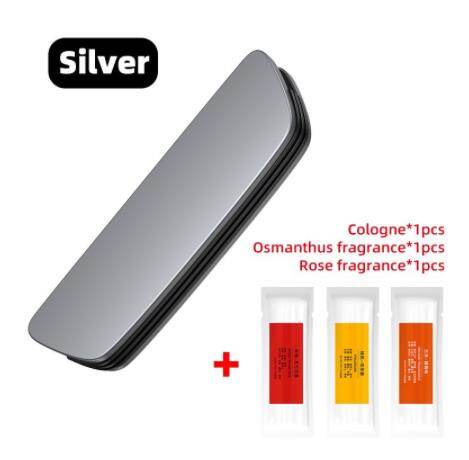 Baseus Car Air Freshener Upgraded Metal Invisible Solid Long-lasting Perfume For Auto Interior Air Vent Fragrance Aroma Diffuser Flavoring Magnetic Car Conditioner Clip Accessories