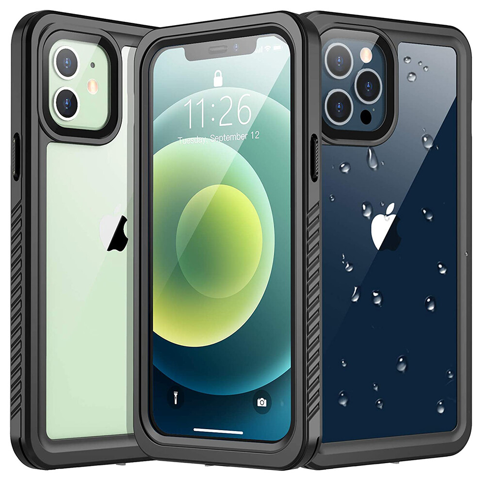Waterproof Case for iPhone 15 Pro Max, Full Body with Built-in Screen Protector Rugged Dustproof Shokcproof Clear Case for iPhone 14 Pro Max/13 Pro Max/12 Pro Max/iPhone 11 Pro Max