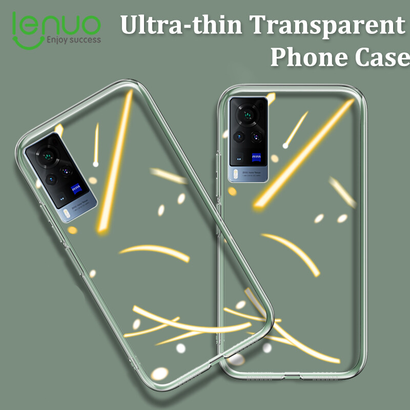 Lenuo Ultra-thin Transparent TPU Casing For VIVO Y11 / Y91C / X60 / X60 Pro Silicone Soft Case For VIVO Y20A / Y31 / X60 PRO Plus Shockproof Phone Cases