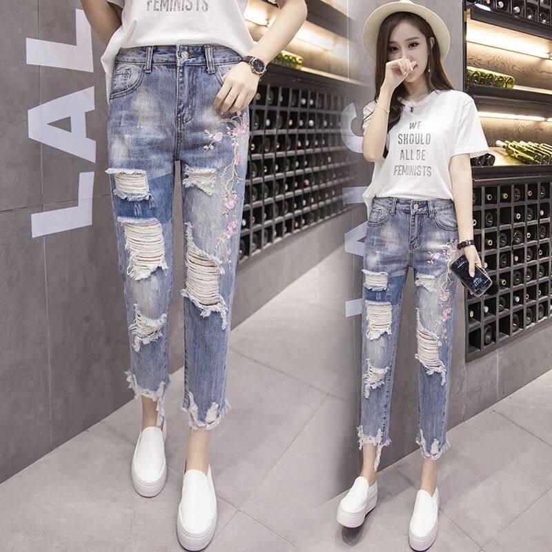 small ripped jeans