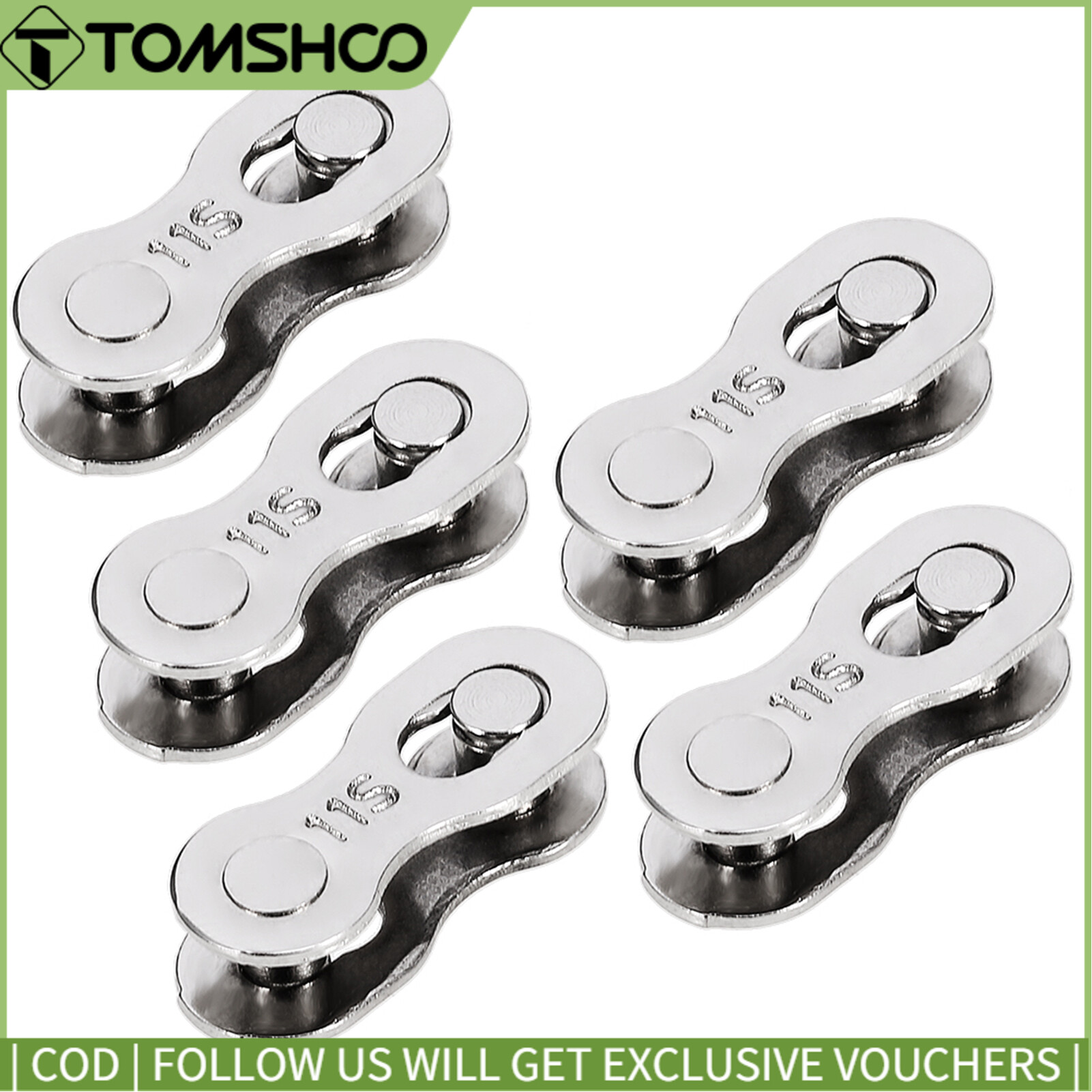 5 Pair Bike Chain Link Bicycle Chain Repair Tool Bike Missing Link Bike Chain Connector 11S