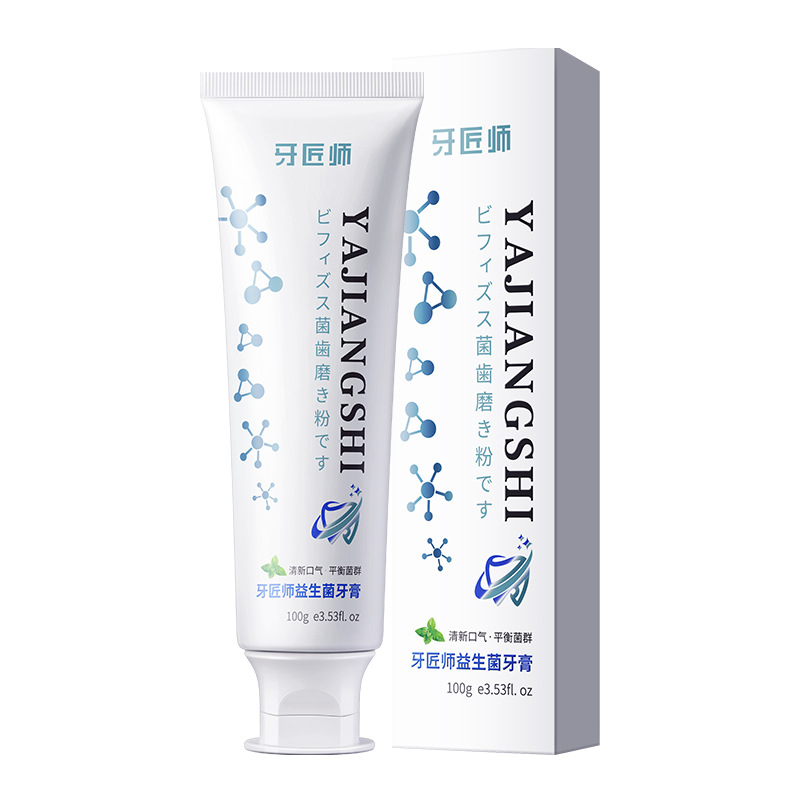 Kem đánh răng hunmui Dentist's Choice Probiotic (100g, xanh phiên bản màu trắng)