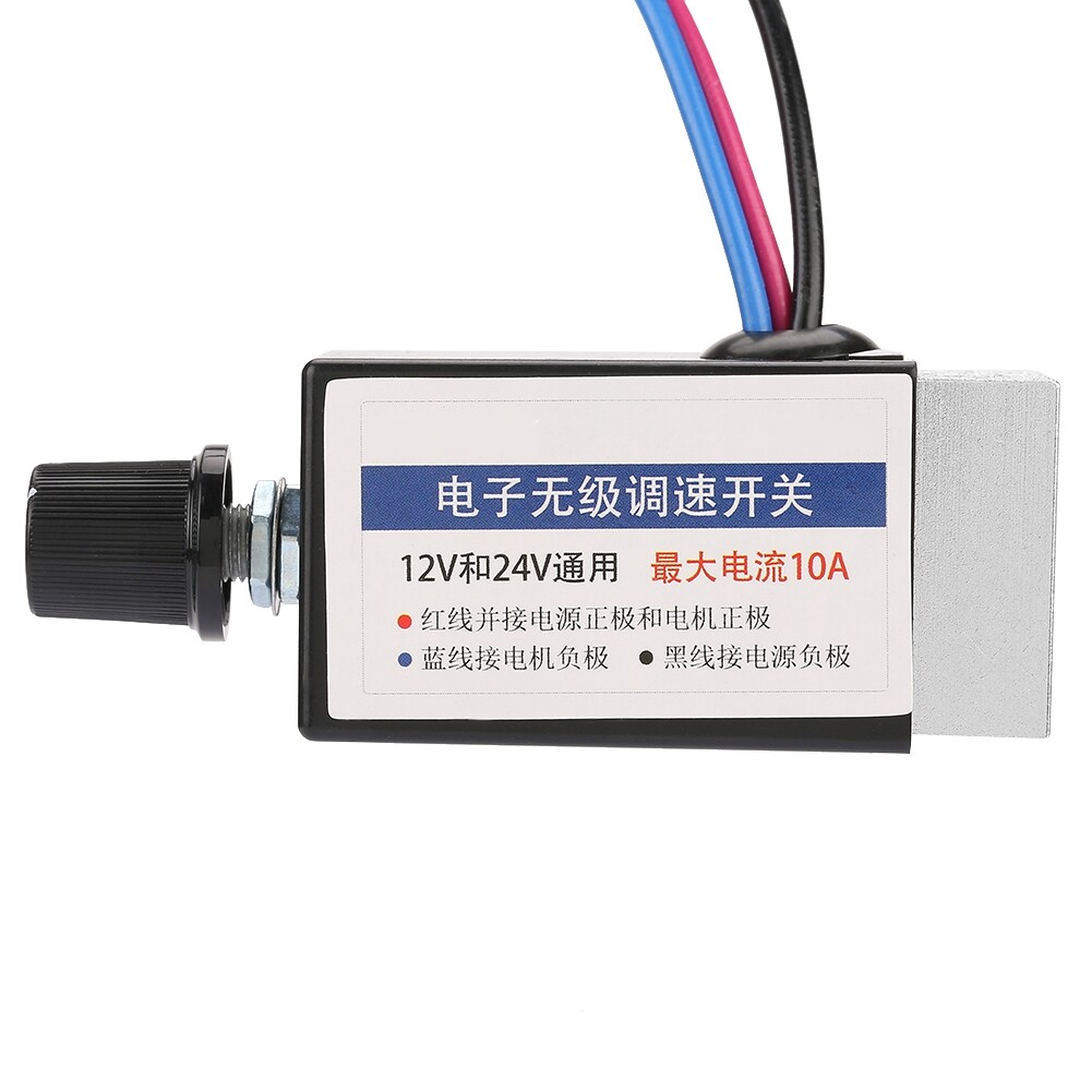 Zonejoy Công Tắc Điều Khiển Tốc Độ Động Cơ DC 12V/24V Phổ Biến Để Điều Khiển Quạt Xe Tải