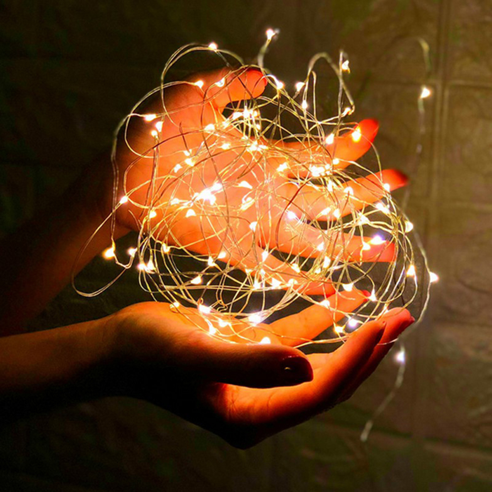 PENNYJ 2/5/10m Starry String Light Bright Flexible Copper Wire Starry String Fairy Light for Wedding Fairy String Light