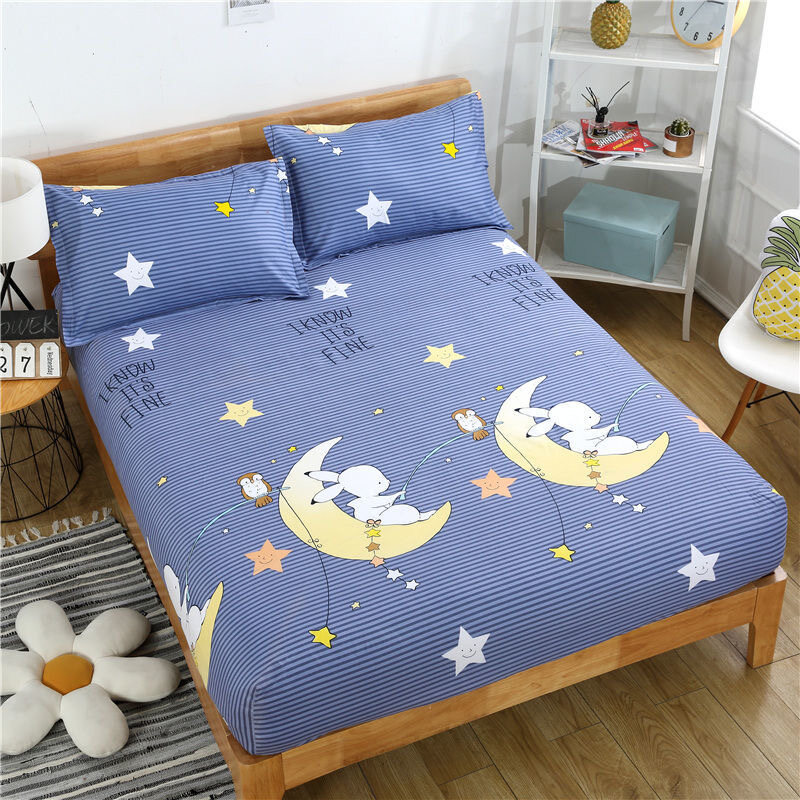 Bộ Ga Trải Giường Cotton Cao Cấp Đơn Cỡ Queen King 3 Trong 1