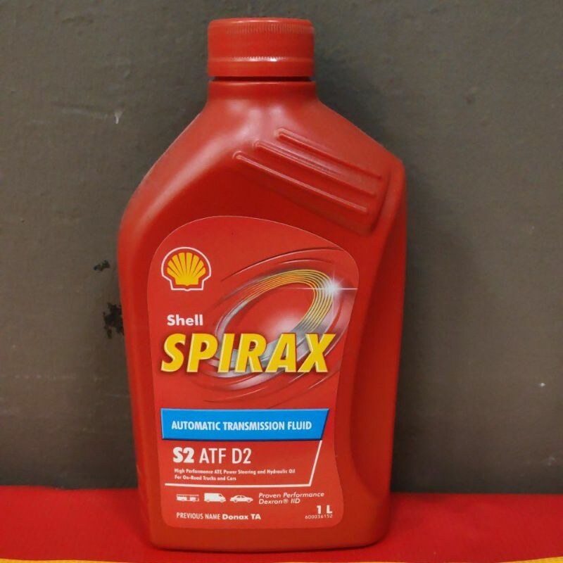 ♀ Shell Spirax S2 Auto Transmission Fluid D2 (1L) Lazada