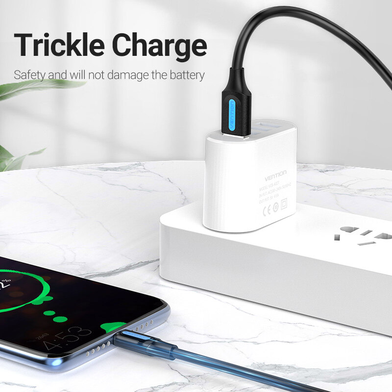 【COD】Vention Cáp Micro USB Cáp USB Sạc nhanh USB TO Micro USB cho Xiaomi Redmi Note 5 Pro Android Cáp dữ liệu điện thoại di động cho Samsung S7 Bộ sạc Micro Cáp USB Cáp sạc USB Cáp USB