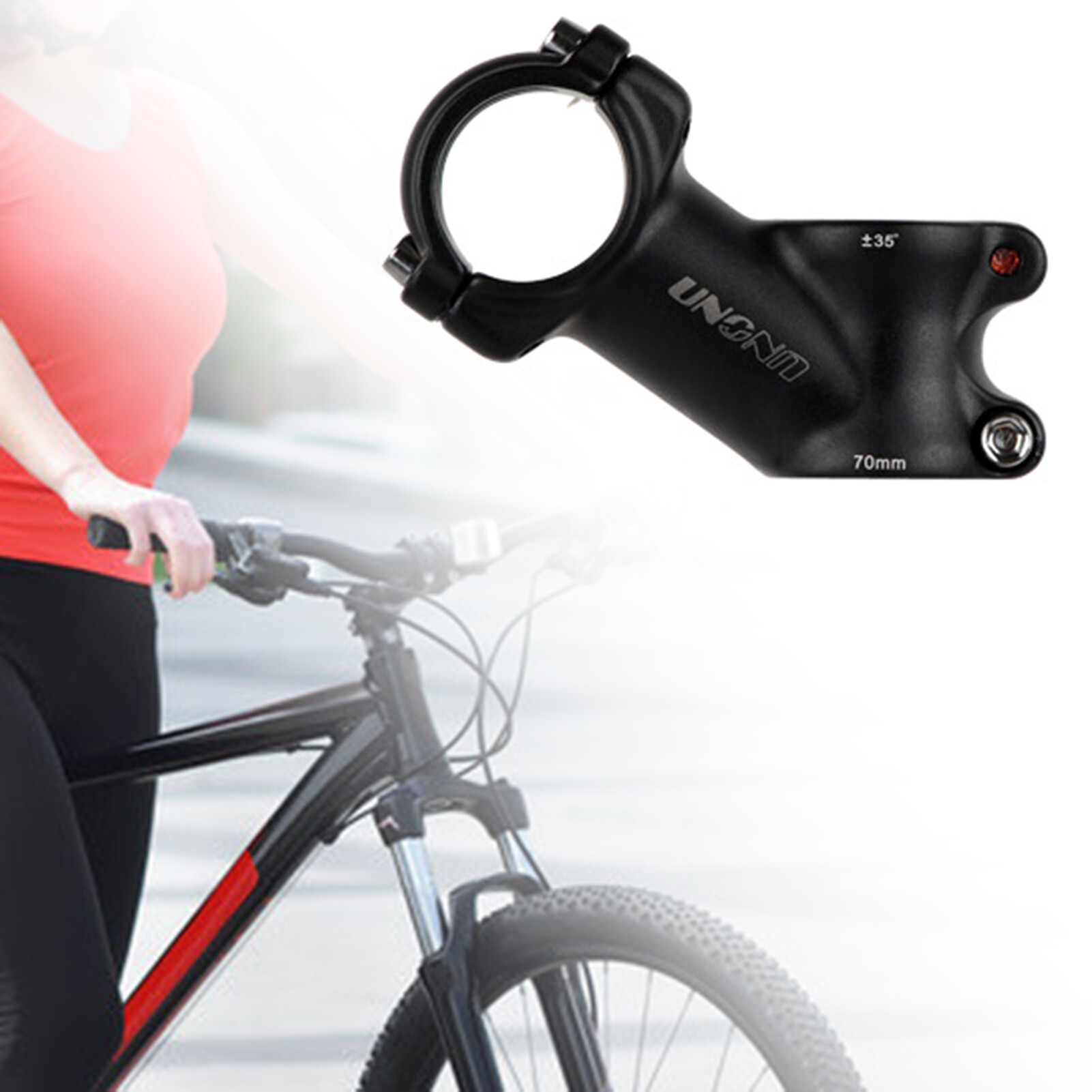 Guyouzi® UNO 35 Degrees 70/90/110mm Bicycle Handle Bar Stem for Cycling
