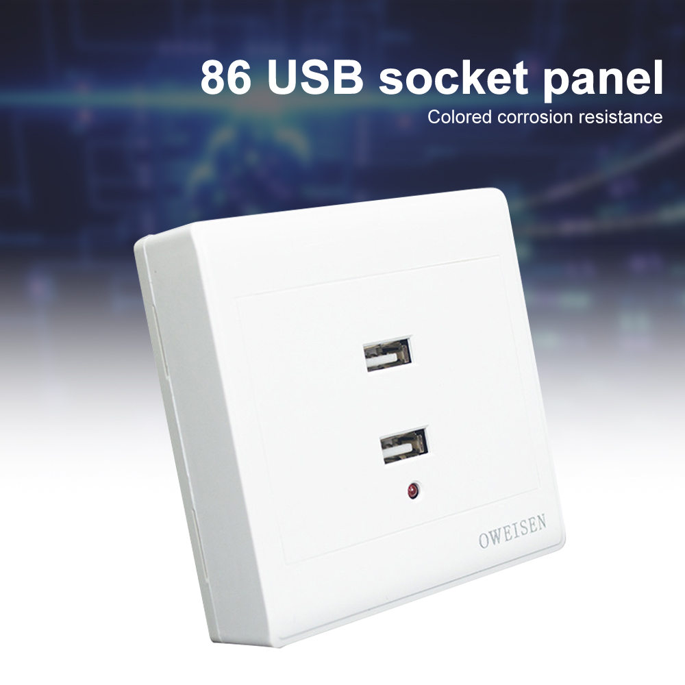 Ổ Cắm Sạc Chống Giả Ổ Cắm Trên Tường USB Ổ Cắm Sạc Ổ Cắm Điện Với Cổng USB Điện Ổ Cắm USB