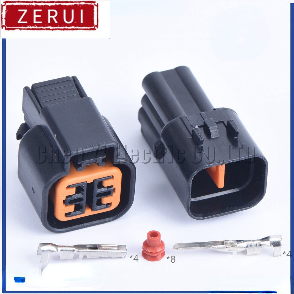 Zr for 4 pin male female pb621-04020 pb625-04027 automotive waterproof connector electric socket sensor plug for hyundai kia proton gen2 saga blm preve perdana wira vdo waja accent oxygen