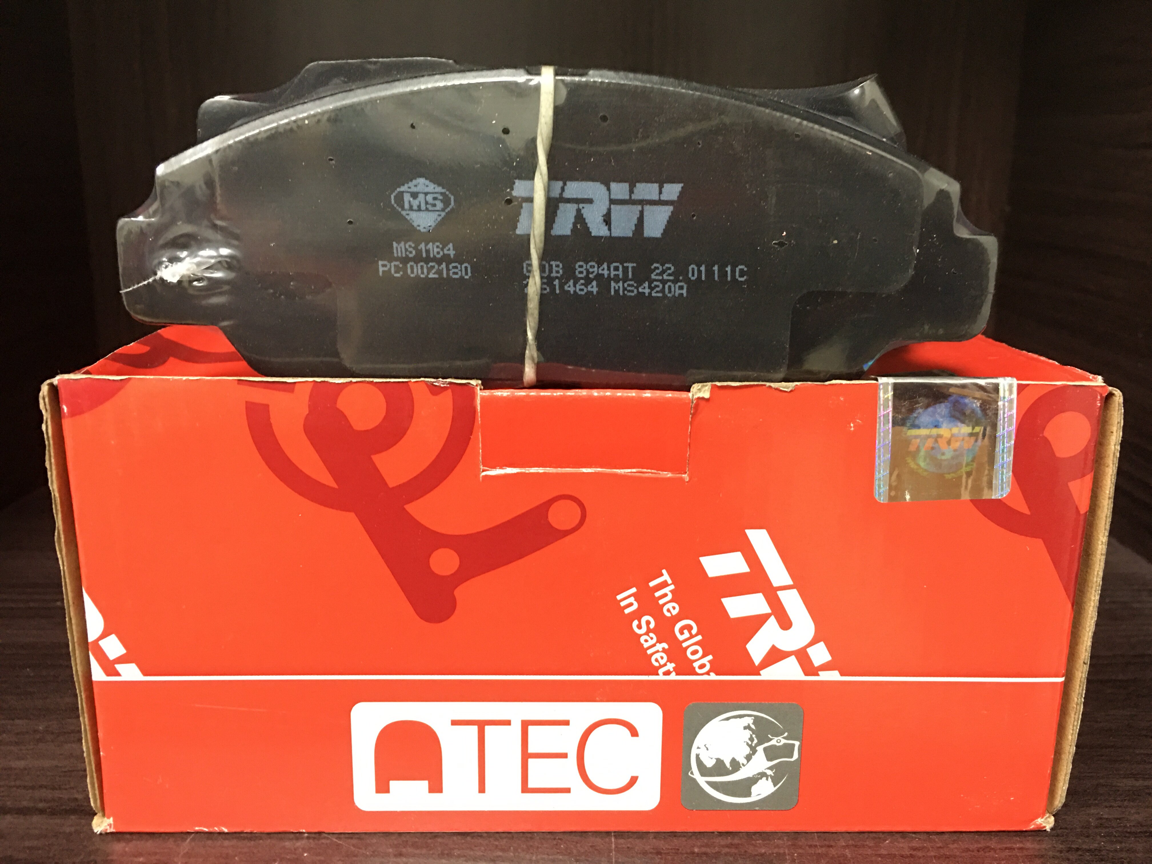 HONDA ACCORD SV4 / S84 / S86 & CRV S10 FRONT BRAKE PAD TRW Lazada