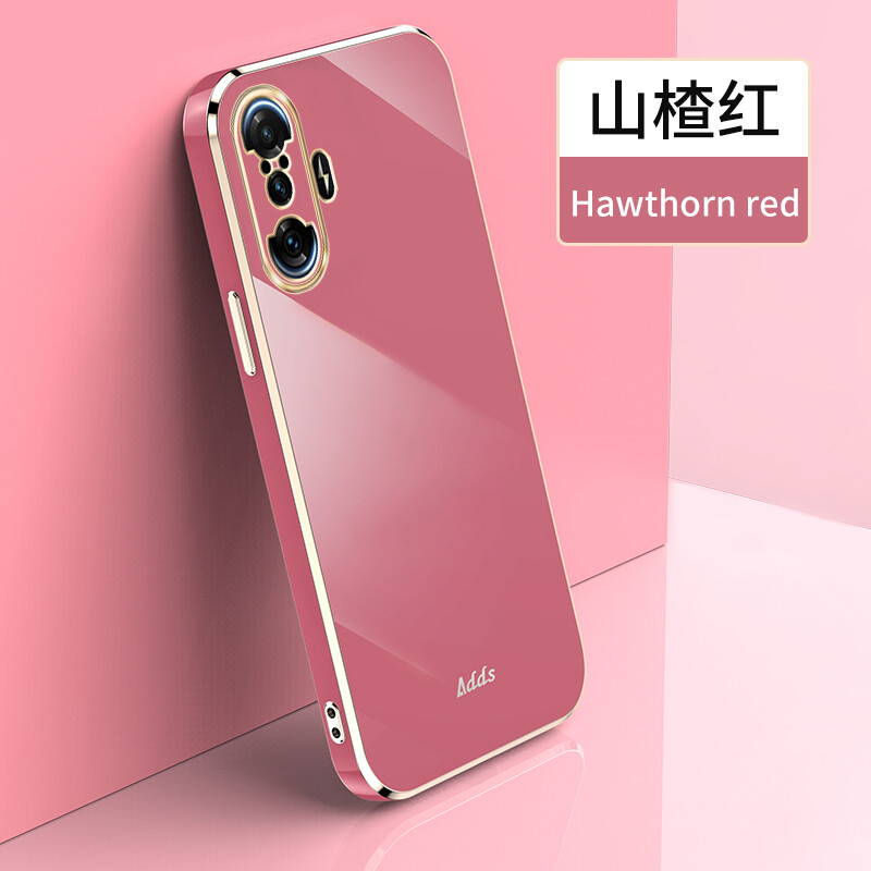 Square 6D Plating Soft Silicone Phone Case for Redmi K40Gaming Luxury Shockproof Bumper Full Camera Cover for Redmi K40 Gaming